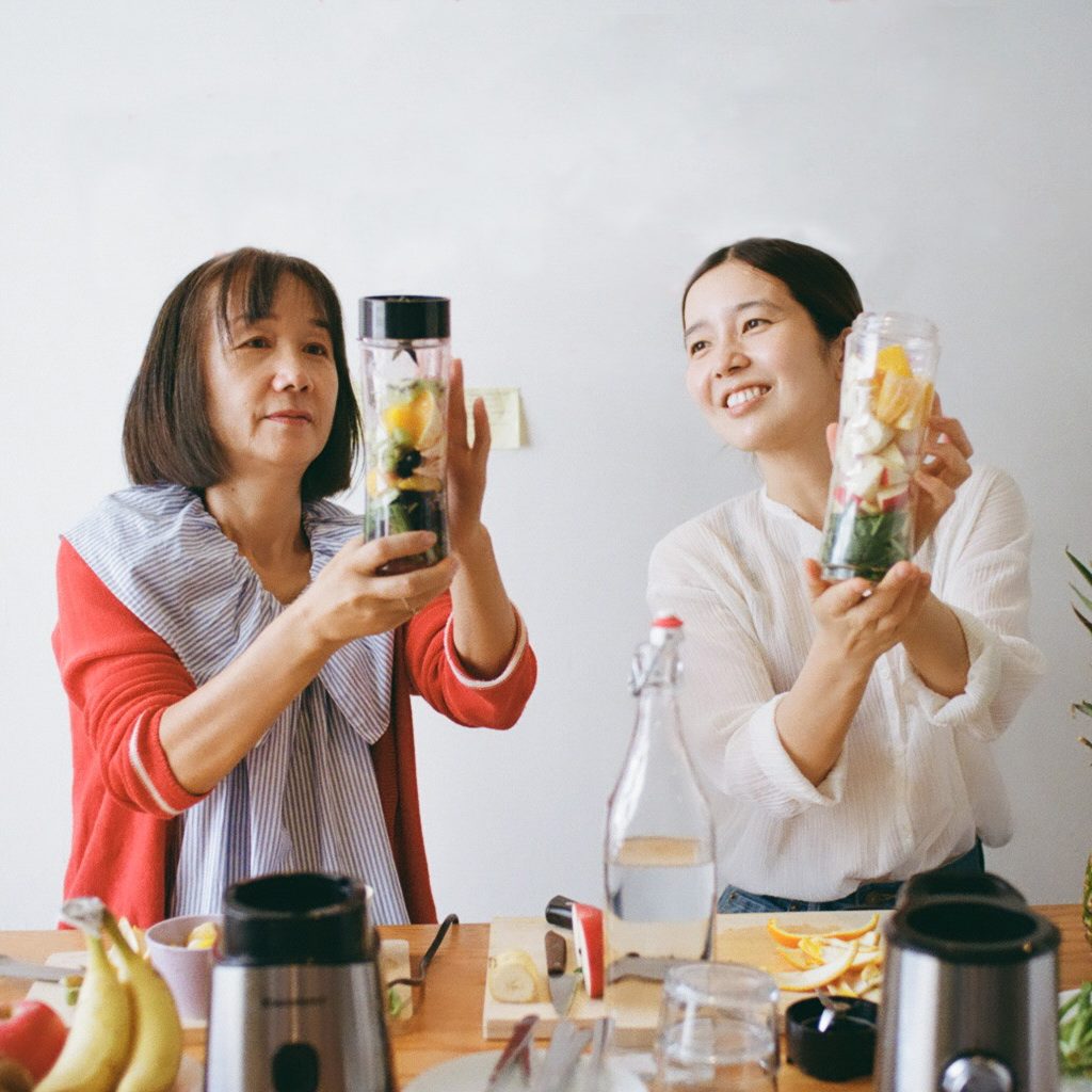 手作りスムージーを飲む朝　haru.&times;川原好恵【前編】