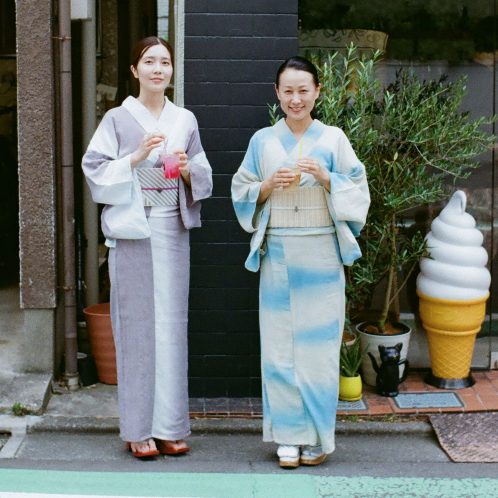 浴衣を着てお散歩をする朝　haru.&times;伊藤仁美【後編】