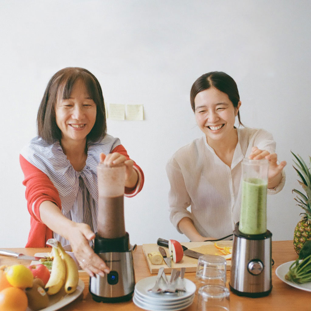 手作りスムージーを飲む朝　haru.&times;川原好恵【後編】